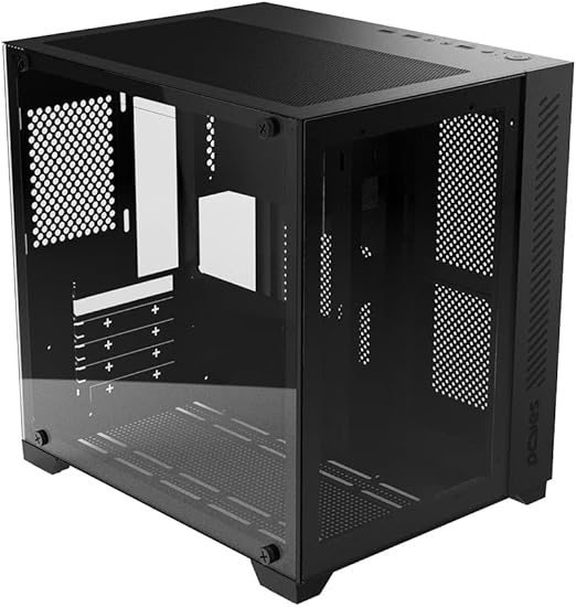 Gabinete Gamer Forcefield Black Vulcan - Mini ITX e Micro ATX